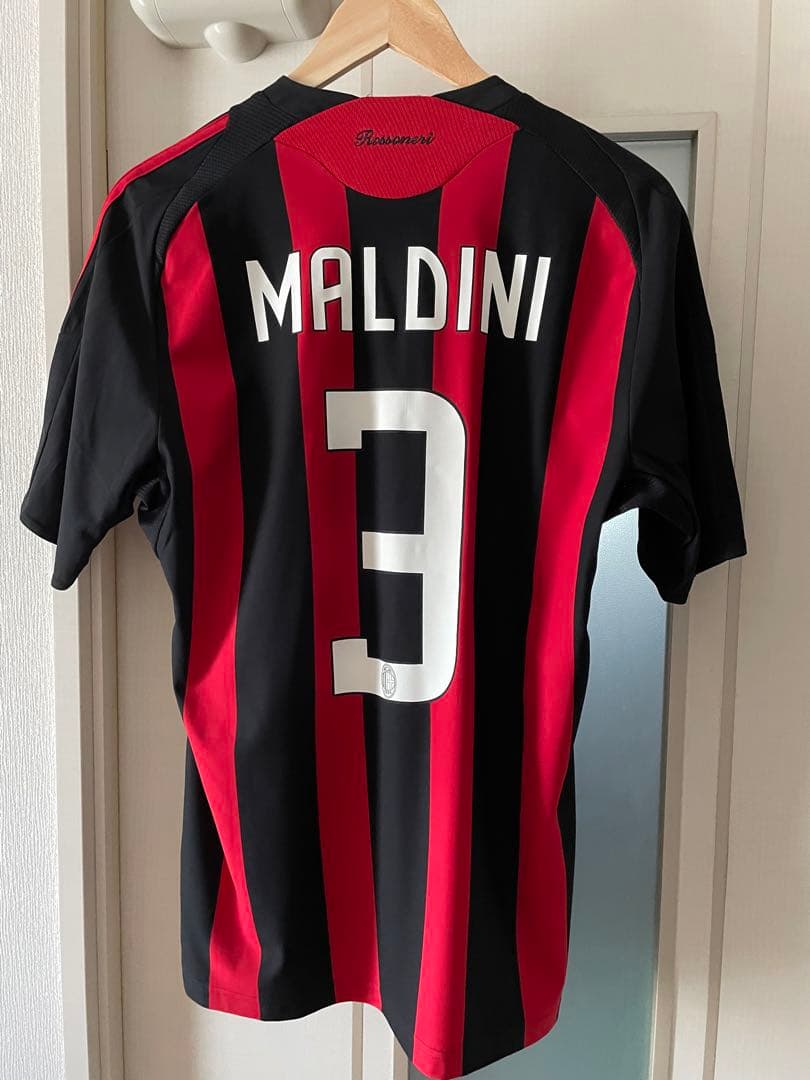 AC Milan 08/09 マルディーニ ユニフォーム フルパッチ ミラン