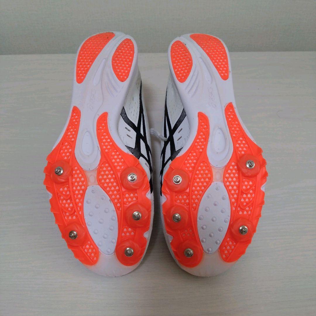 asics GUN LAP3 ホワイト/ブラック 23.0cm(5mmピン付き)