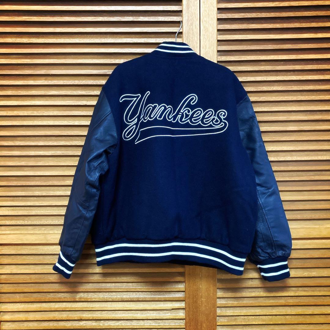 ヤンキース JH DESIGN リバーシブル 袖革スタジャン