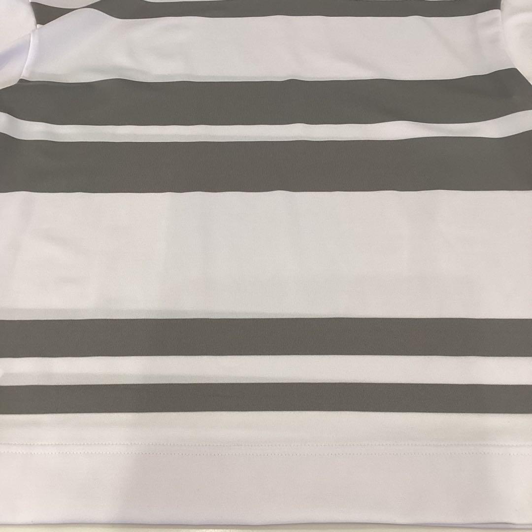 新品　BRIEFING WS PANEL STRIPE HIGHNECK RF