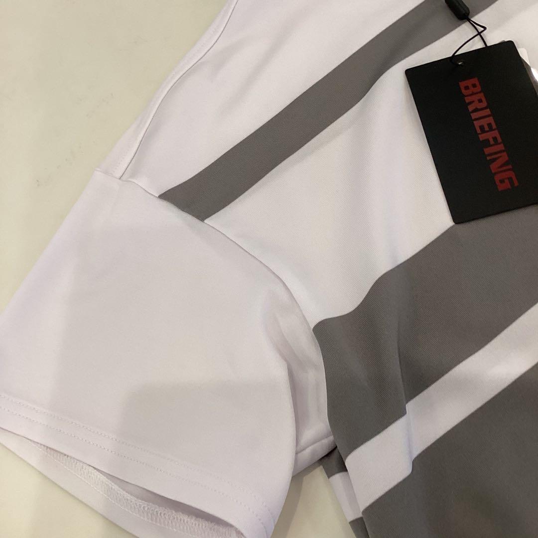 新品　BRIEFING WS PANEL STRIPE HIGHNECK RF