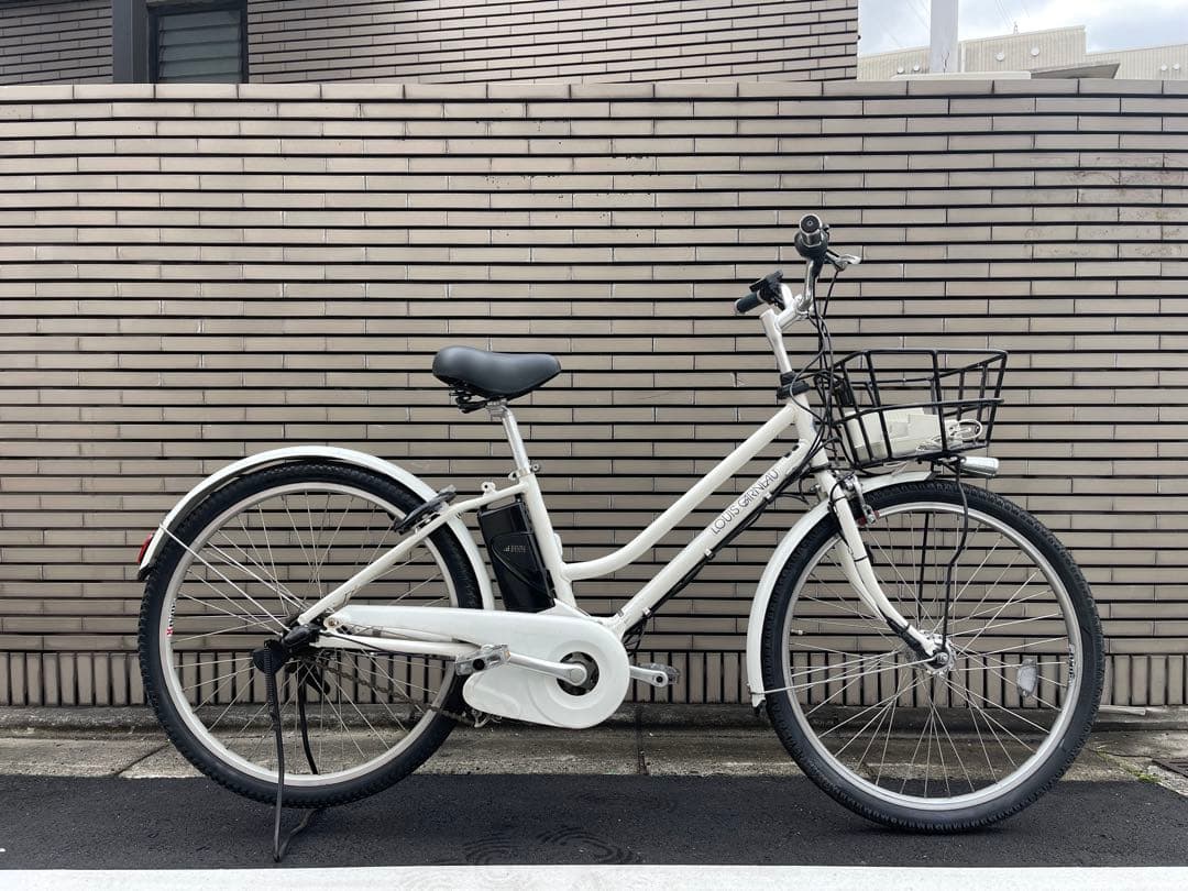 ブリヂストン電動アシスト自転車 ホワイト 26インチ26ABTR01