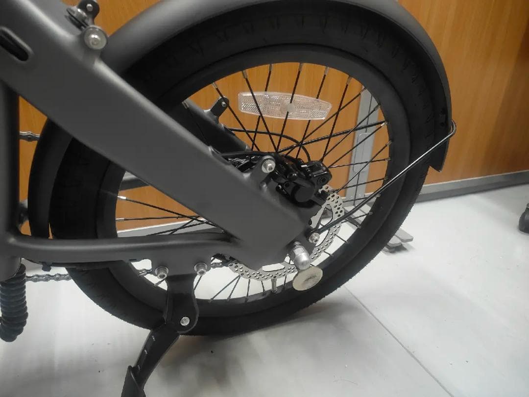 【在庫残りわずか！】折りたたみ電動アシスト自転車 ERWAYA02グレー