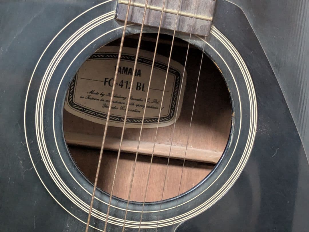 ヤマハ　Yamaha アコースティックギター ブラック　FG-412　BL