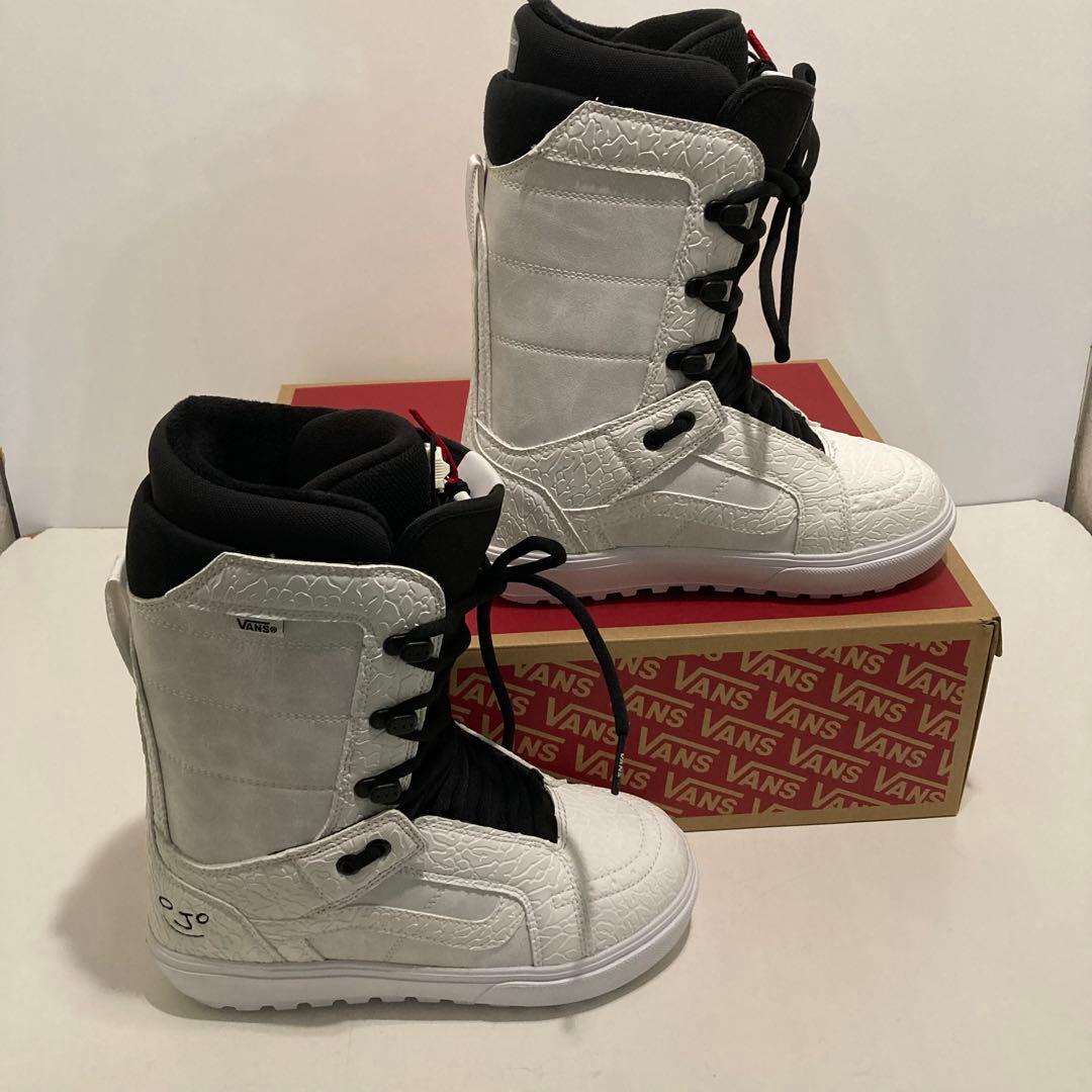 新品 25-26 バンズ ブーツ ハイスタンダード 25.0 ホワイト VANS