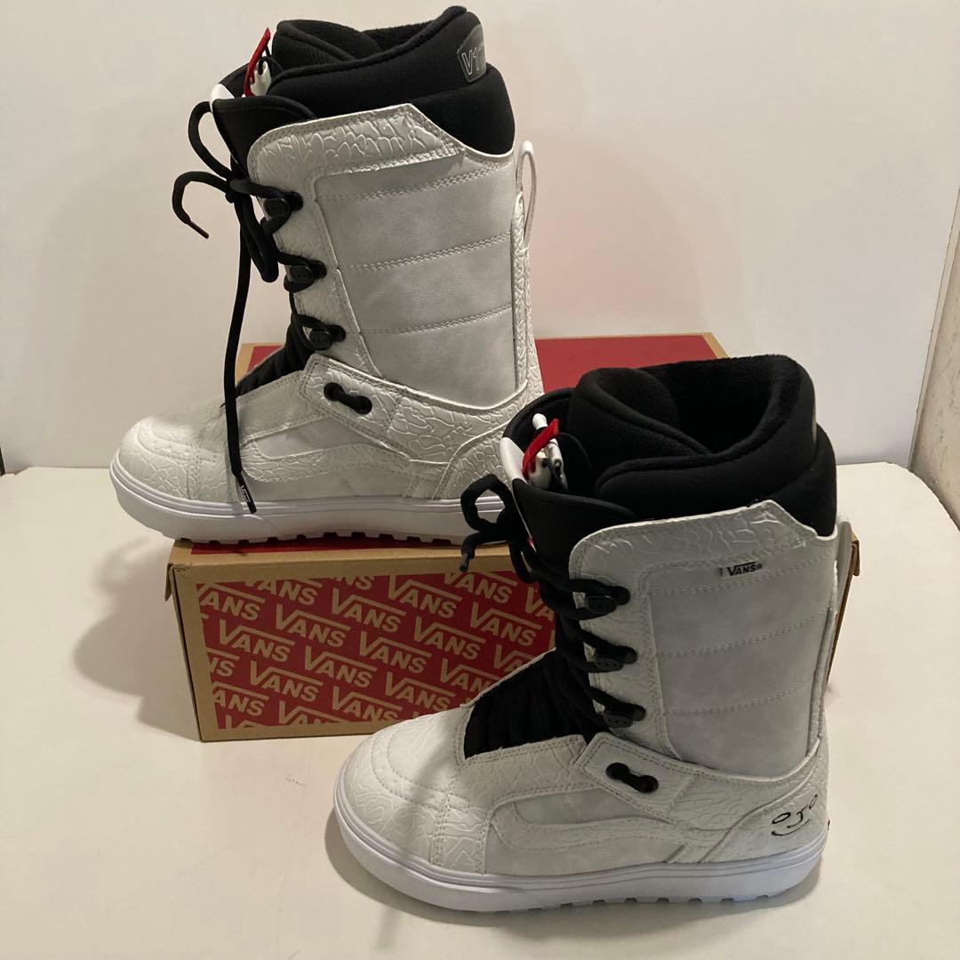 新品 25-26 バンズ ブーツ ハイスタンダード 25.0 ホワイト VANS