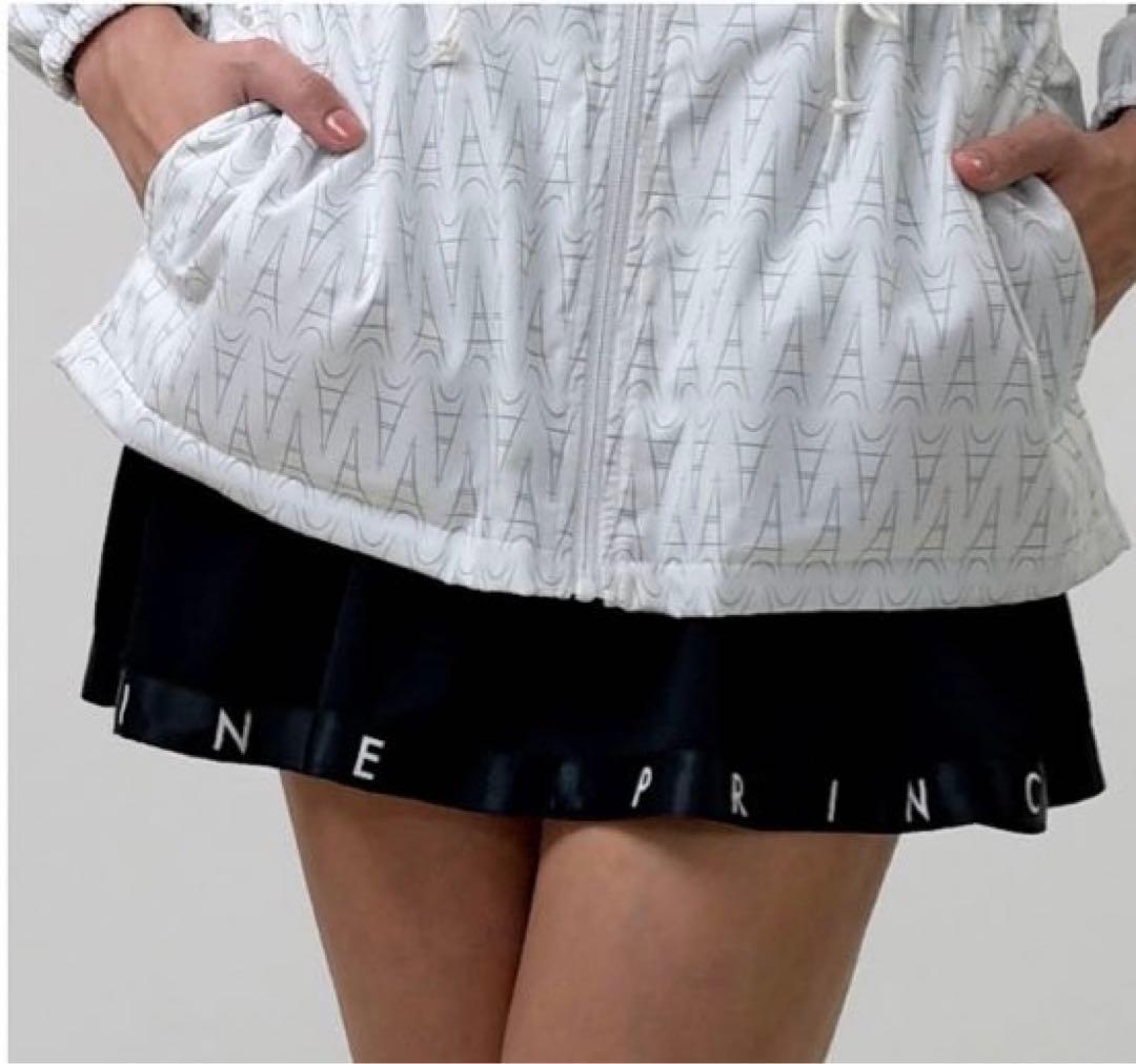 No.869 Prince 裾LOGOデザインのcuteスコート☆LL☆NAVY