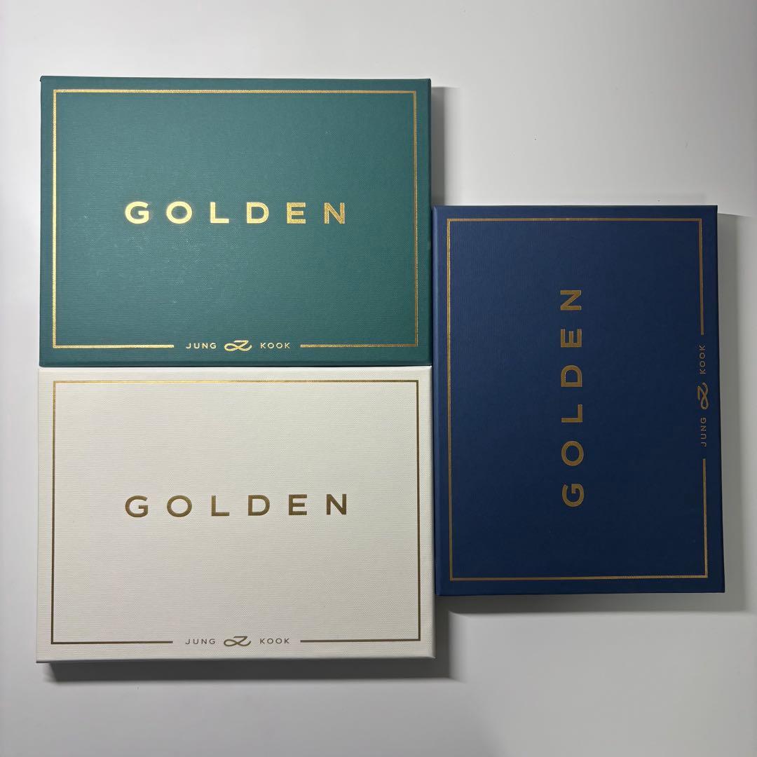 BTS JUNGKOOK GOLDEN 3形態セット おまけ付き