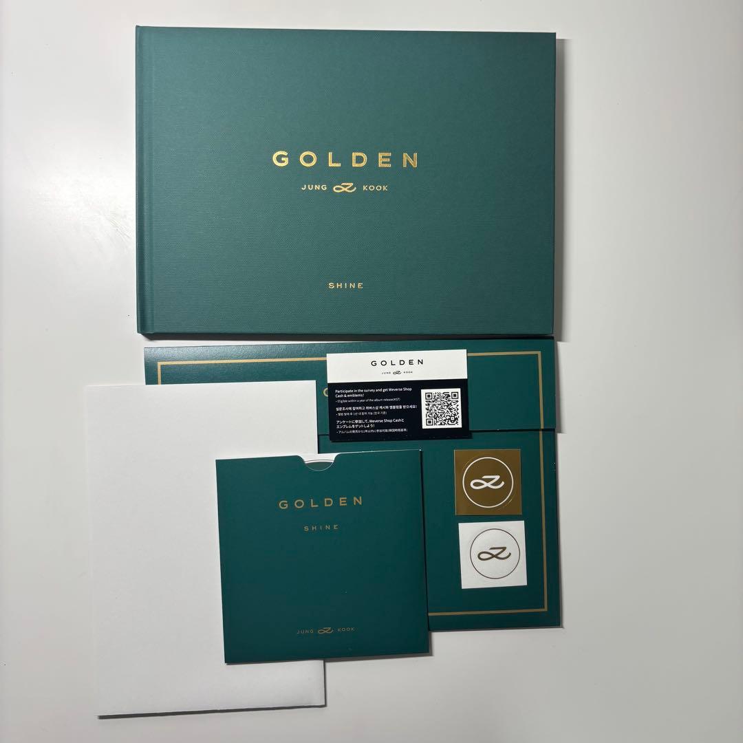 BTS JUNGKOOK GOLDEN 3形態セット おまけ付き