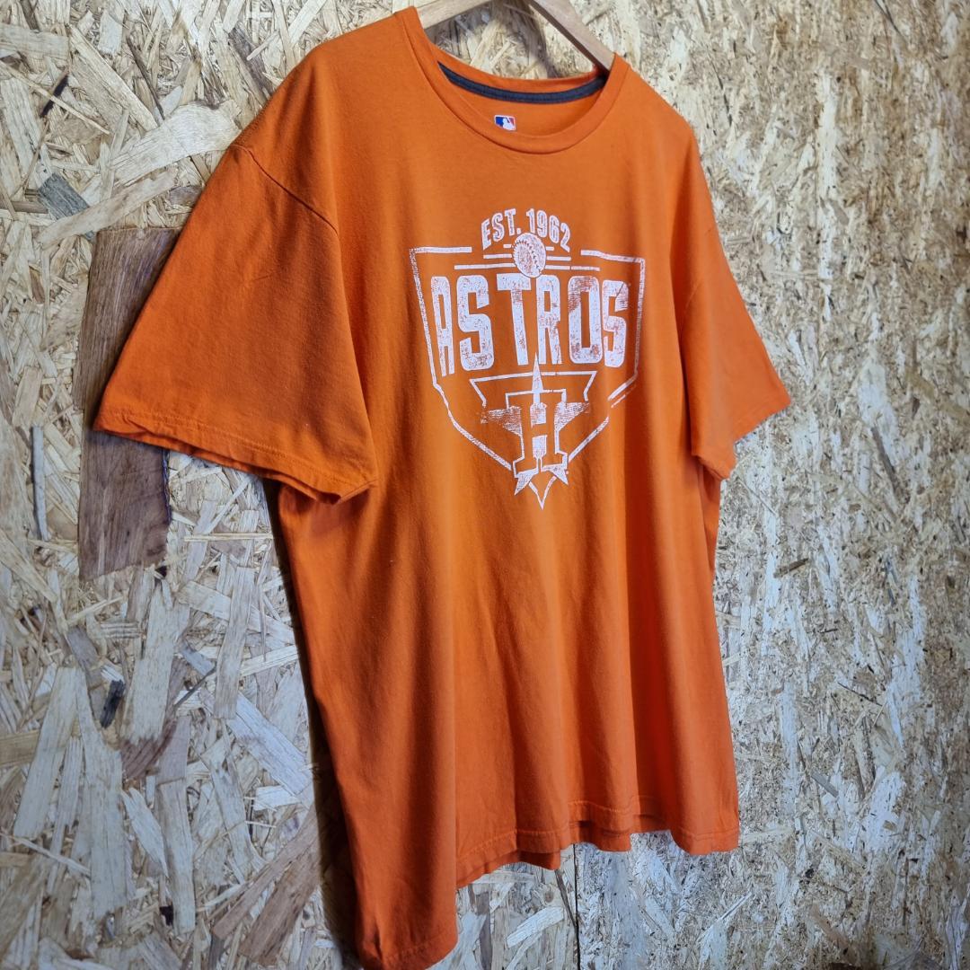 古着USA アメカジ オレンジ オーバーサイズ2XL  MLB