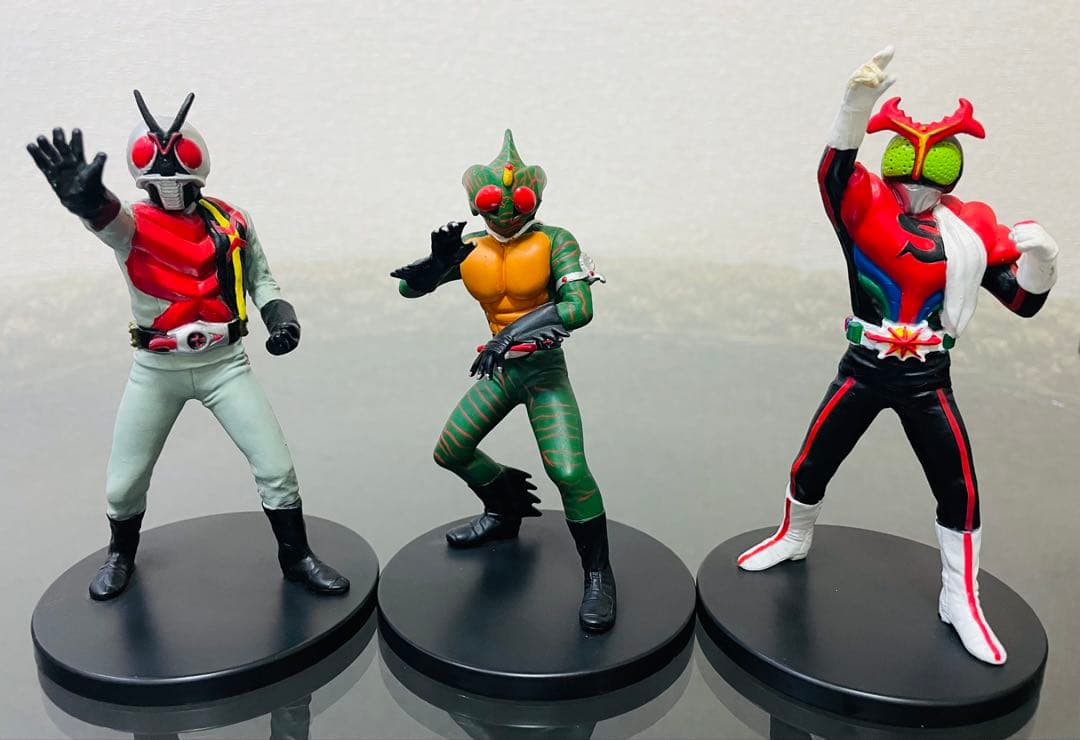 仮面ライダー フィギュア 台座付き昭和ライダー15体セット【希少】