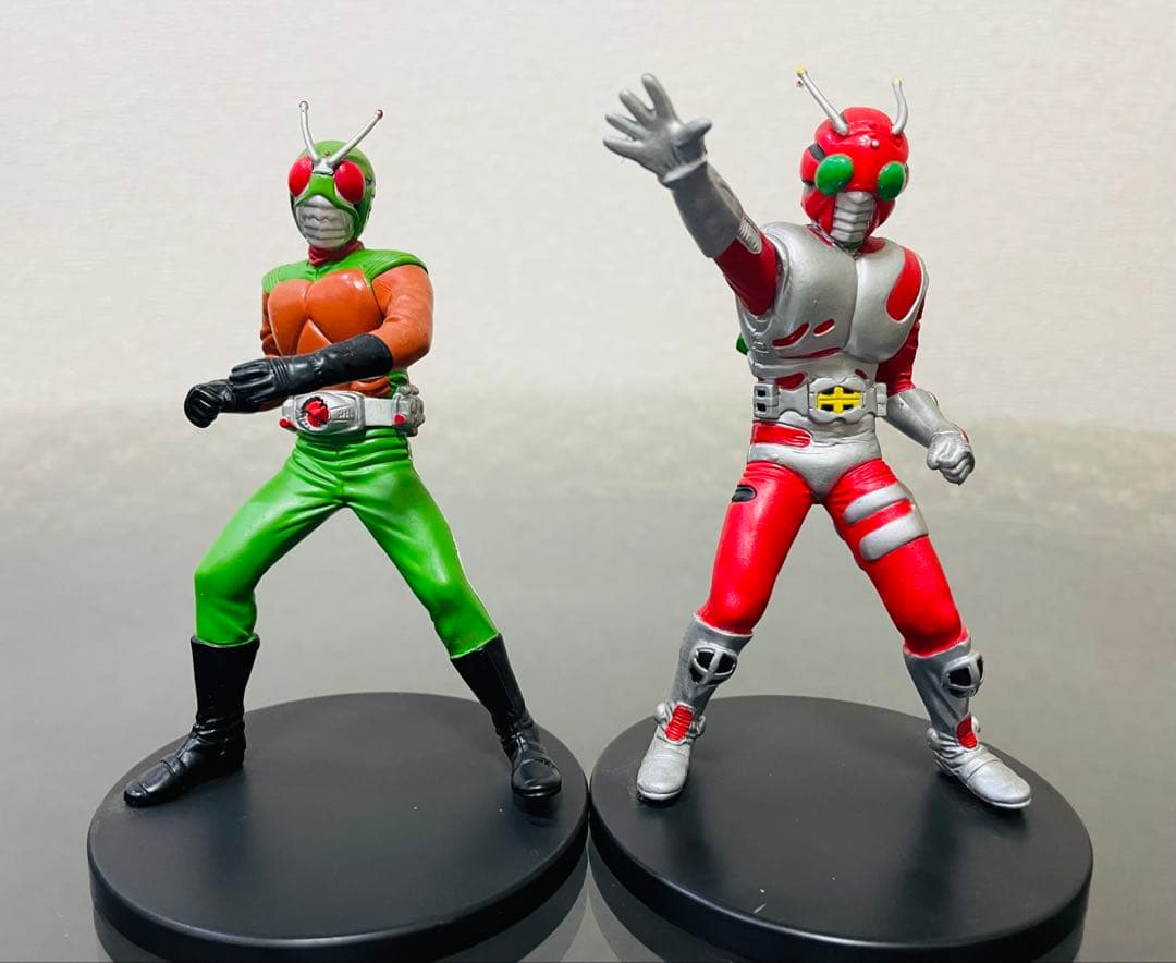 仮面ライダー フィギュア 台座付き昭和ライダー15体セット【希少】