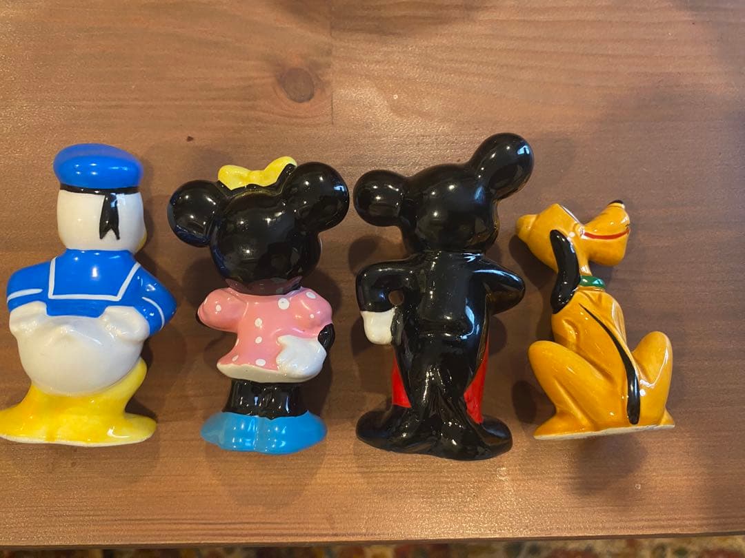 ディズニーフィギュア4点セット/陶器製フィギュア/disney