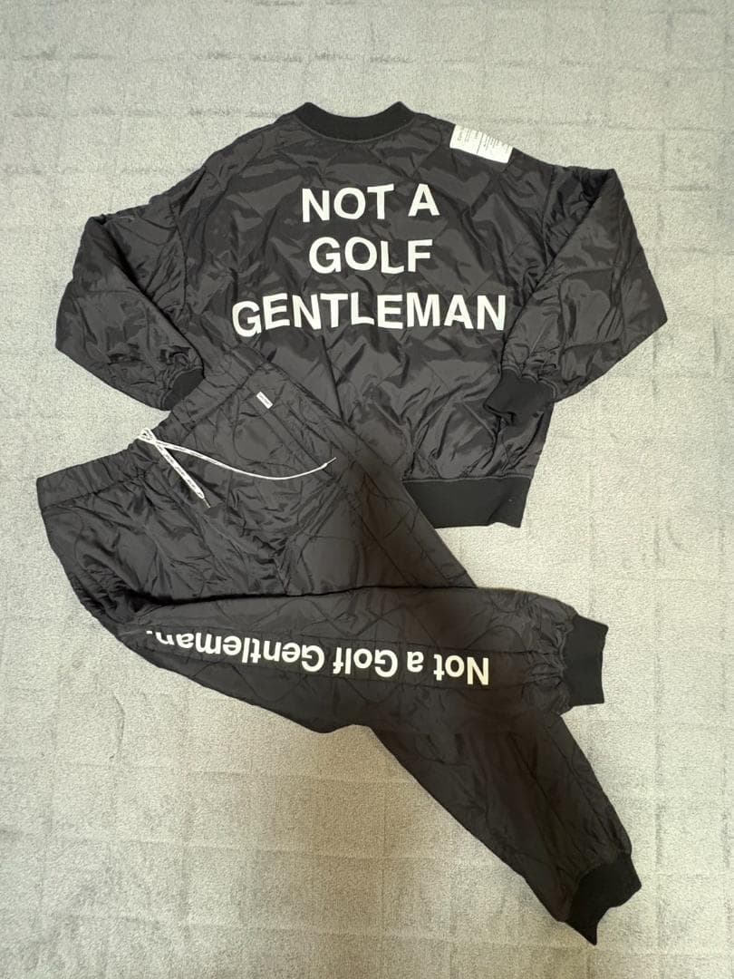 Captains Helm Golf 防寒中綿 セットアップ　ブラック　L