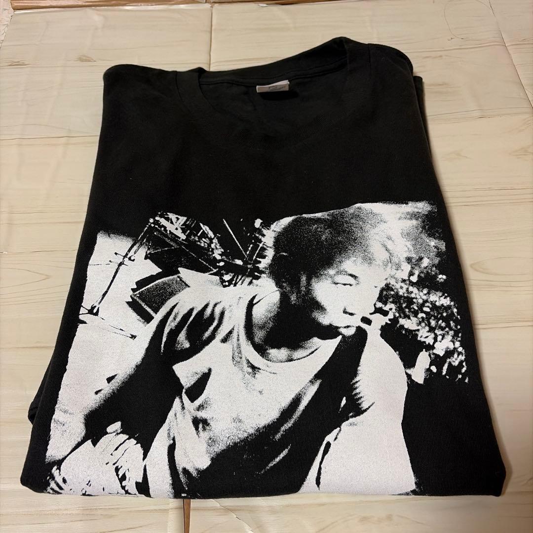難波章浩 100% MY LIFE Tシャツ スモークブラック　XXL