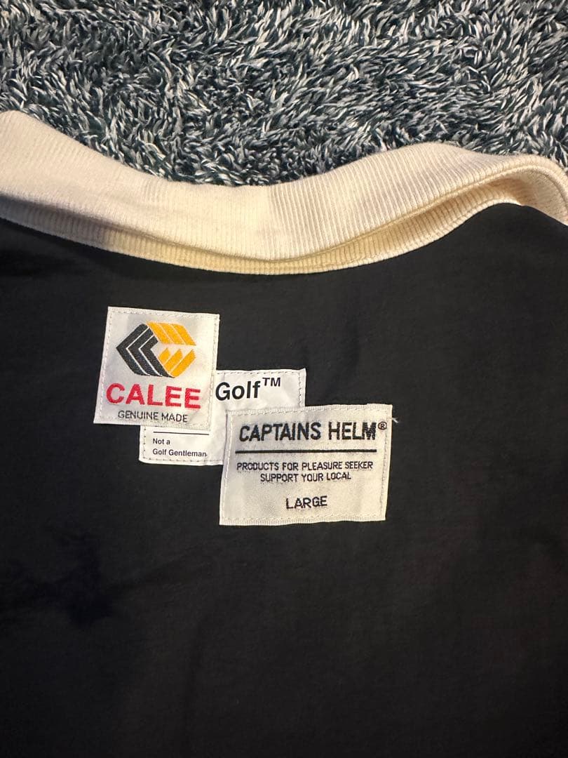CAPTAINS HELM GOLF トリプルネームゴルフシャツ L