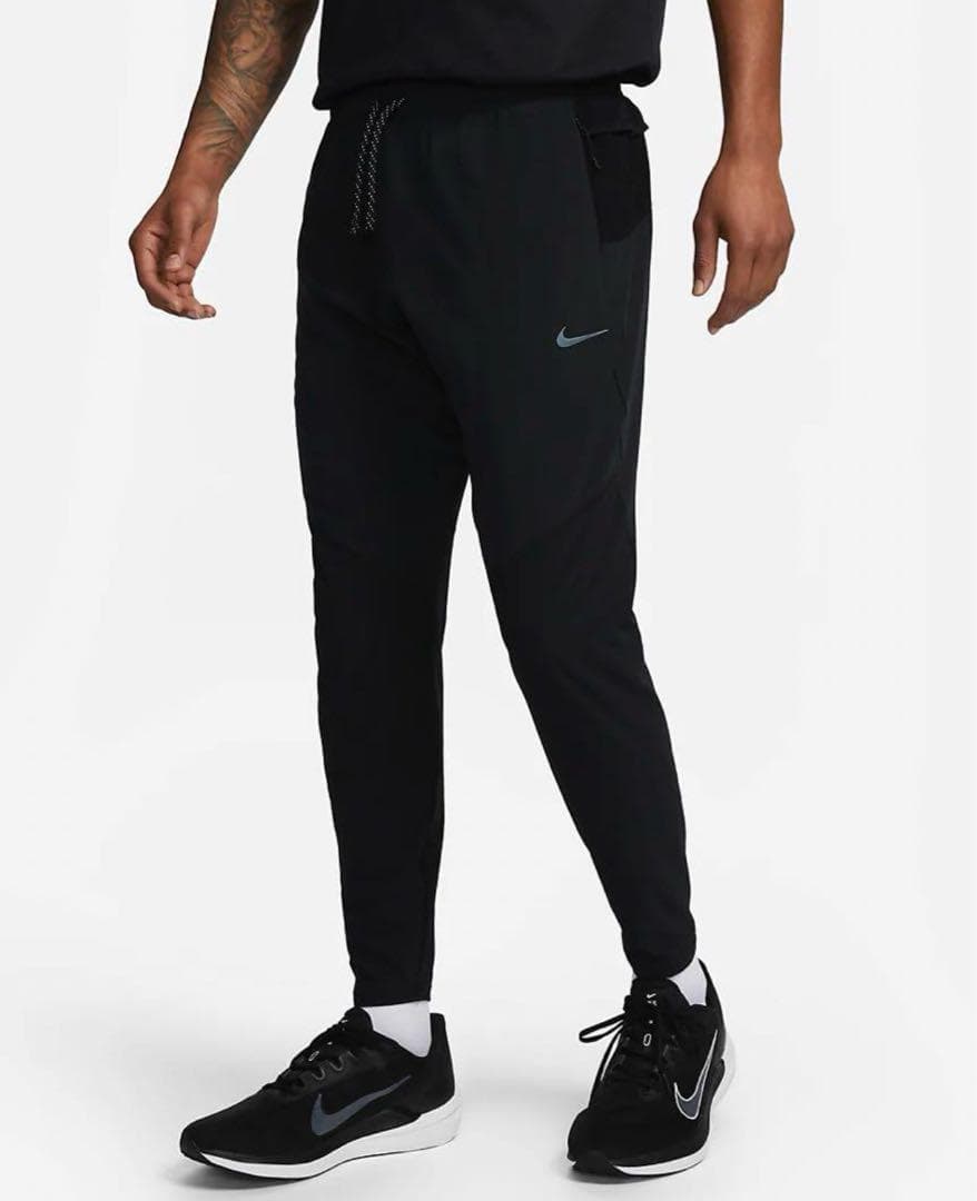 NIKE ランニングパンツ　ロングパンツ　ドライフィット　メンズ　黒　M 新品