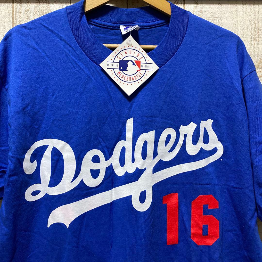 タグ付き未使用 ドジャーズ Tシャツ アメリカ製 16番 野茂英雄