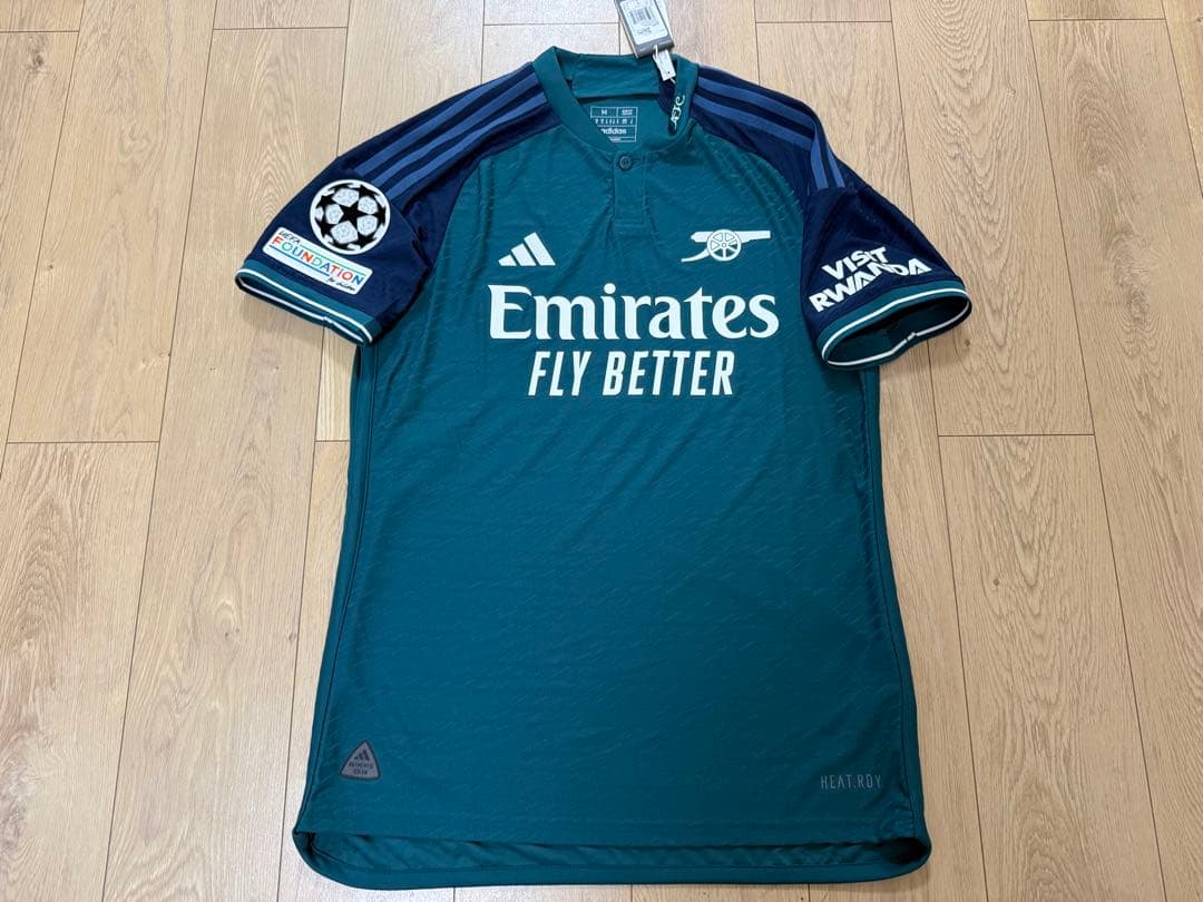adidasアディダス アーセナル ホワイト オーセンティック フルパッチ XL