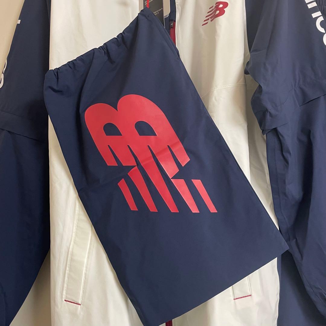 新品　ニューバランス　ゴルフ　レインウェア　7(2XL) 上下セットアップ