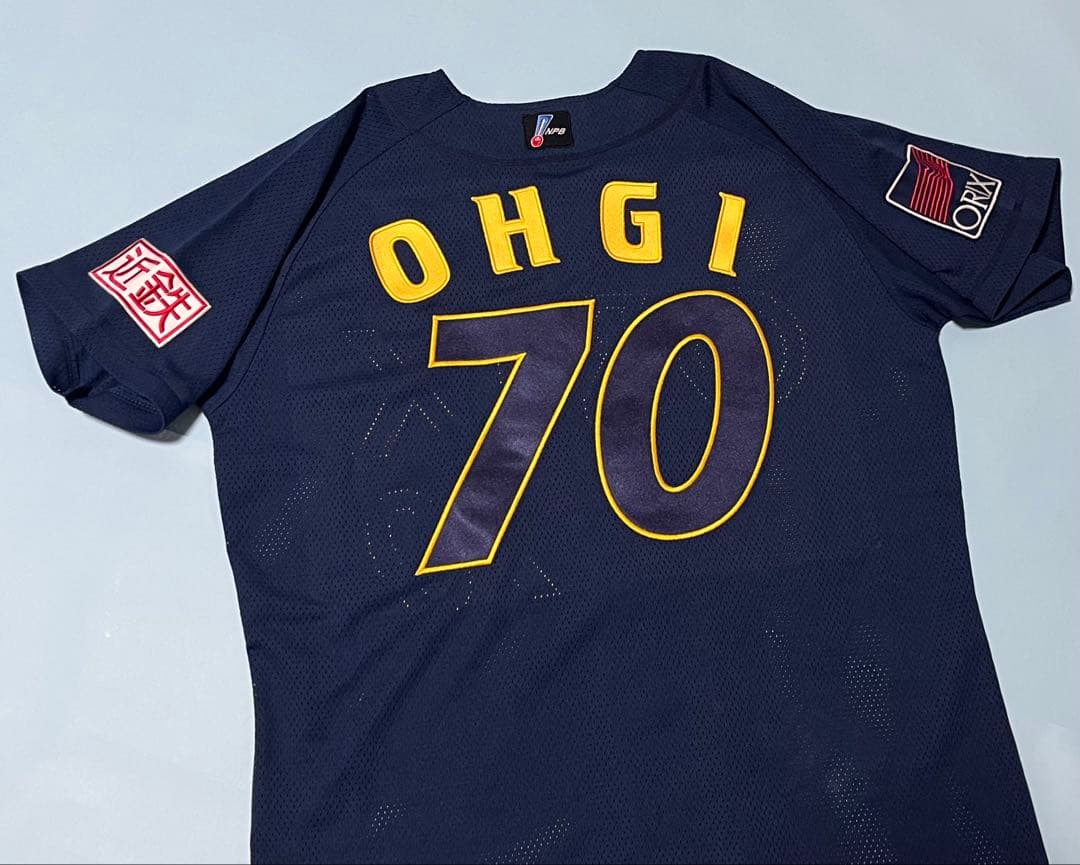 オリックス・バファローズ　仰木彬監督ユニフォーム　2005球団初代ビジターモデル