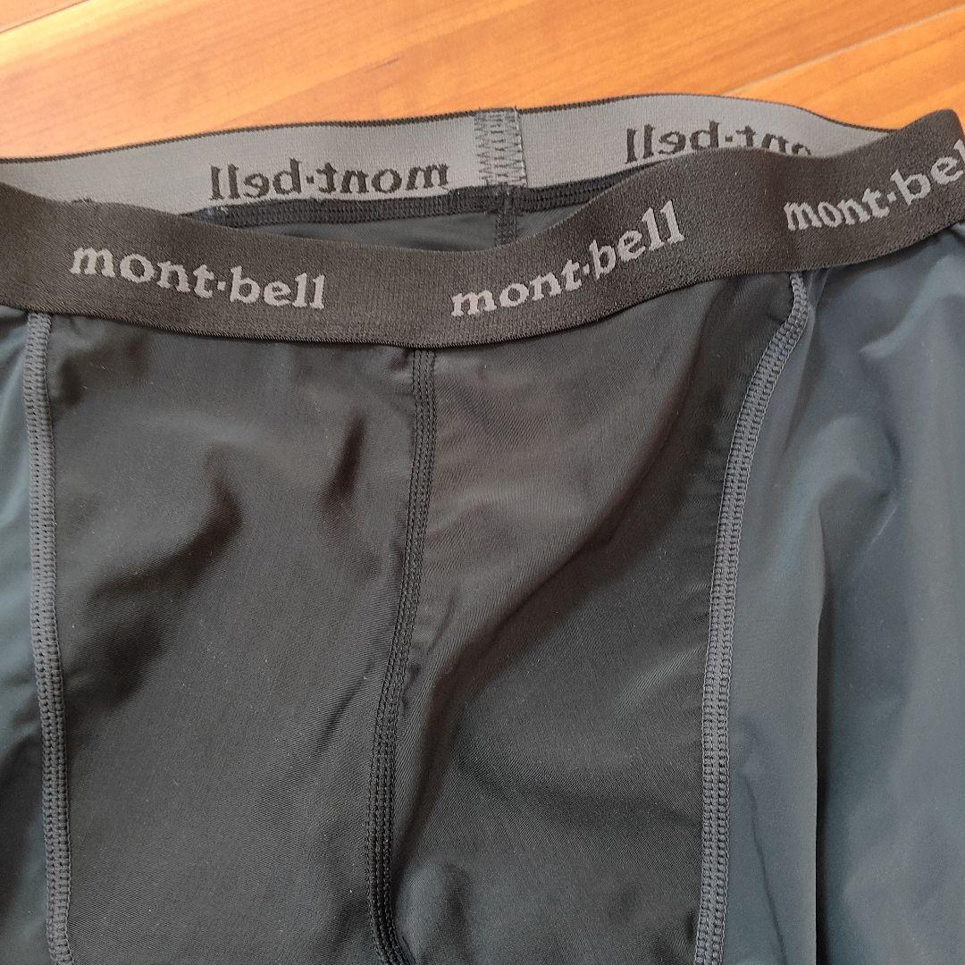 値下げ！mont-bell ブラック タイツ　超美品　マラソン　ジョギング