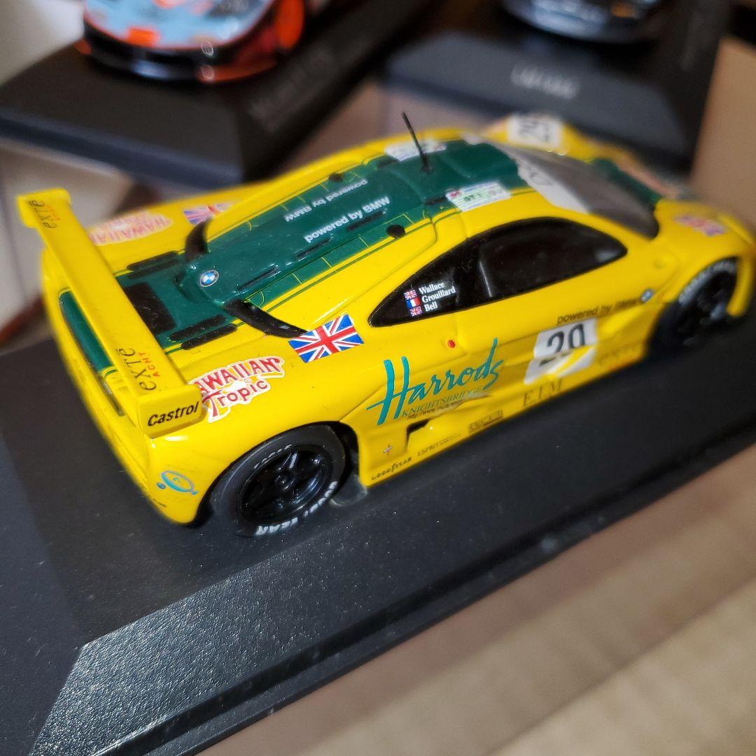 マクラーレン F1 GTR レースカー、3台Set、ミニチャンプス 1/43