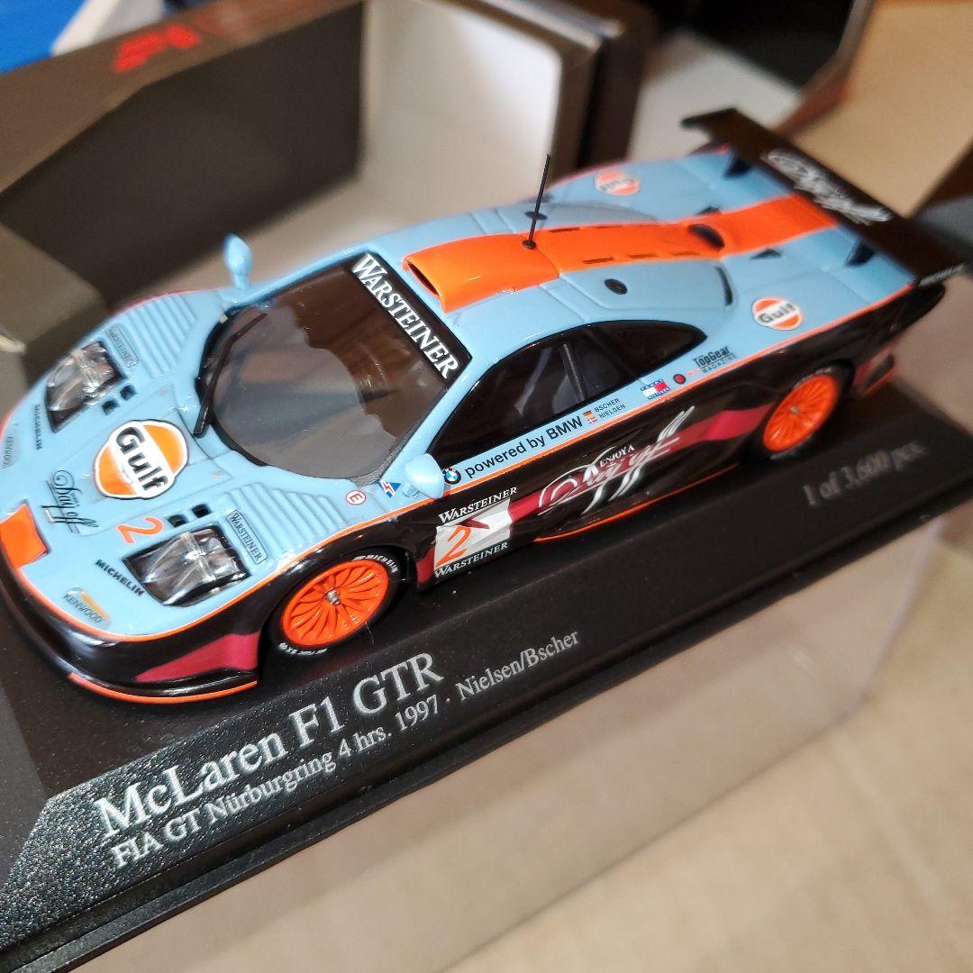 マクラーレン F1 GTR レースカー、3台Set、ミニチャンプス 1/43