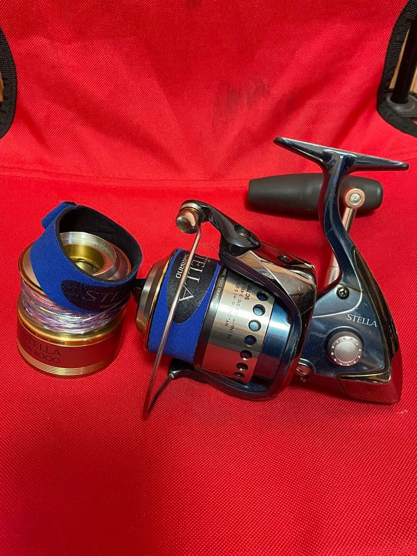 SHIMANO STELLA SW8000 スピニングリールと替えスプール