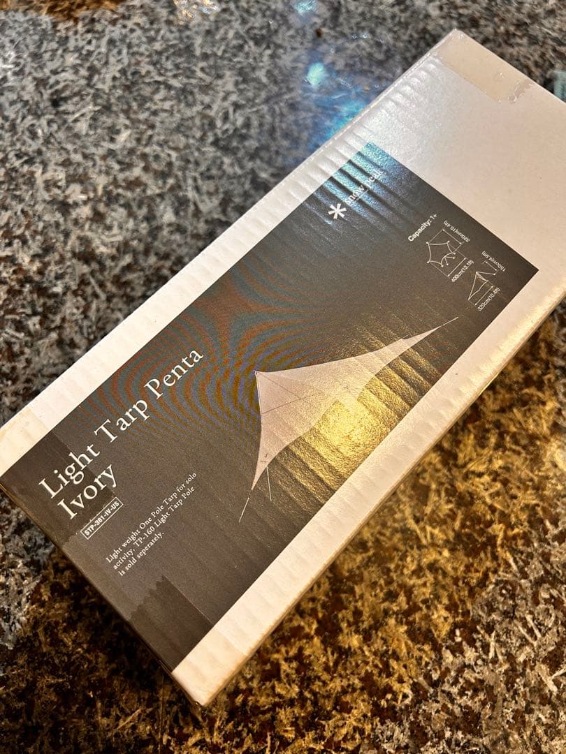 新品未開封 peak Light Tarp PentaIvory