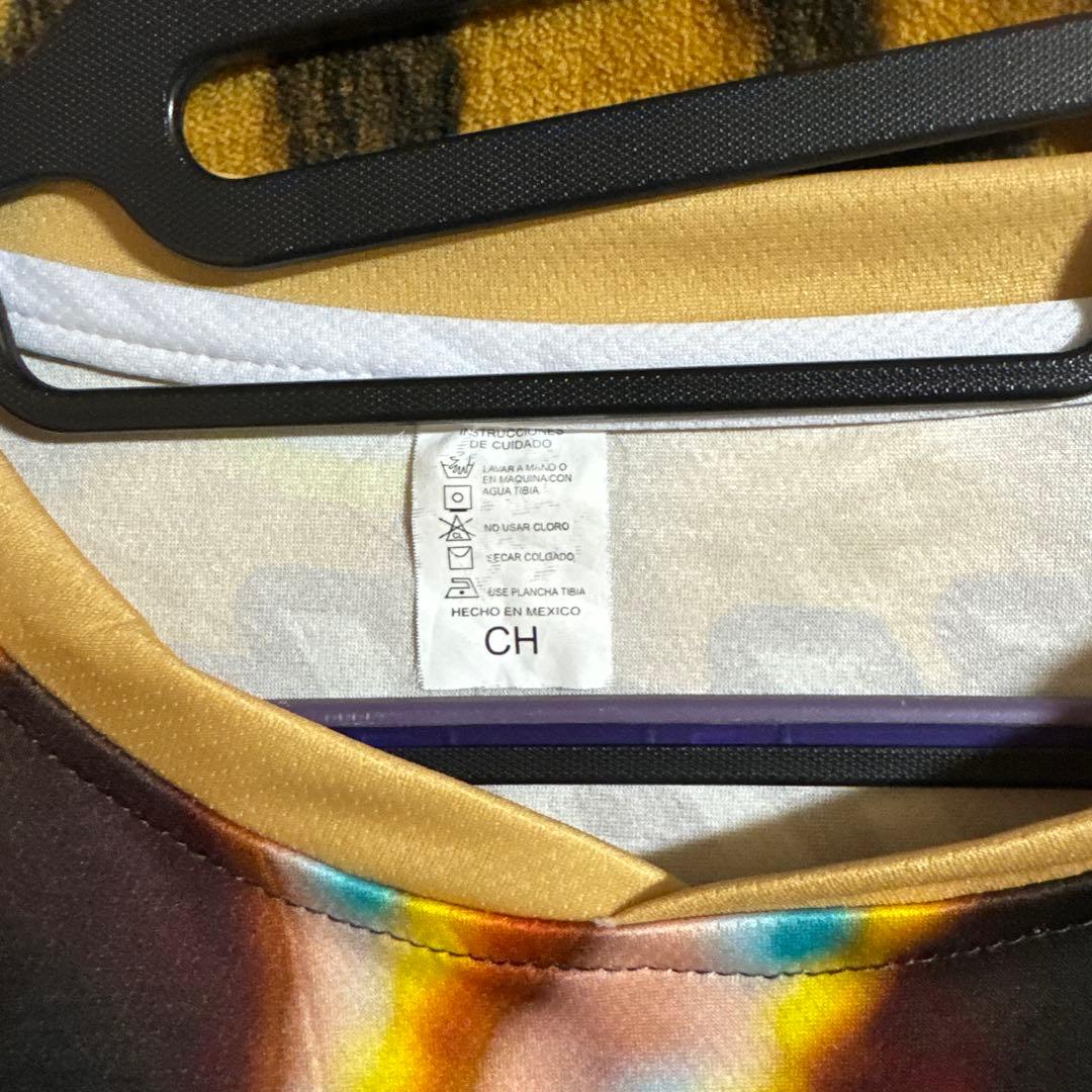 DHL Mifel カラフル骸骨シャツ　メキシコ　サッカー　シャツ