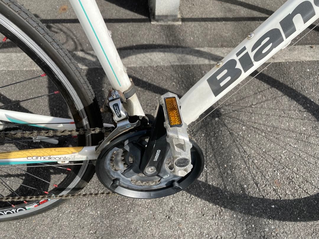 Bianchi クロスバイク ホワイト　引き取り希望