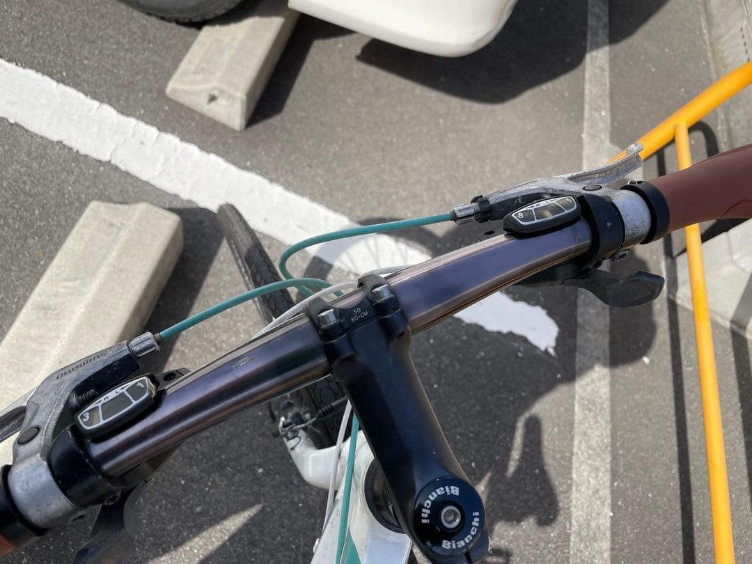 Bianchi クロスバイク ホワイト　引き取り希望