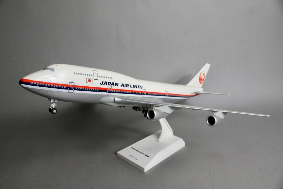 レア 1/200 JAL B747-300 日本航空