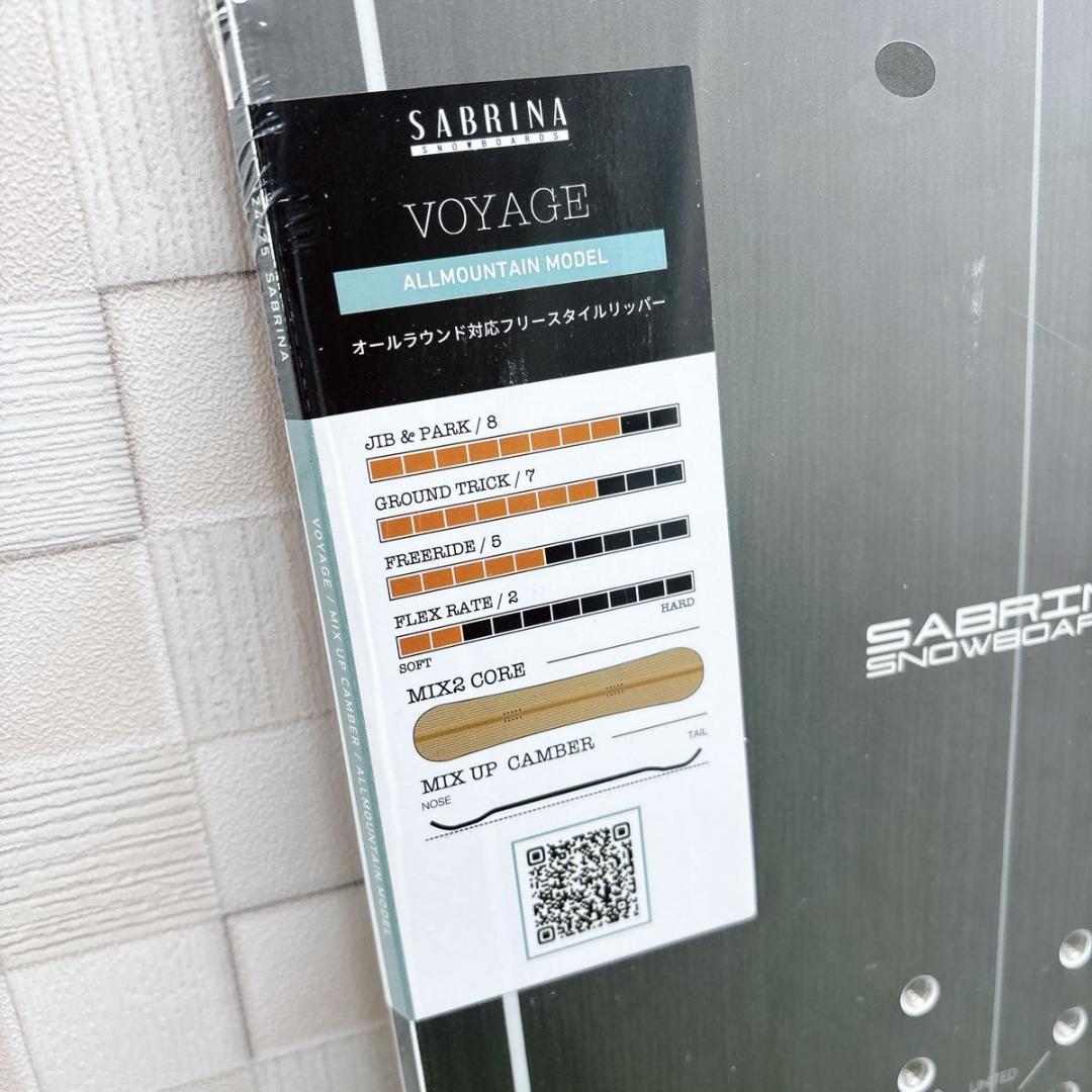 未使用 レディース スノーボード サブリナ VOYAGE 144cm 24-25