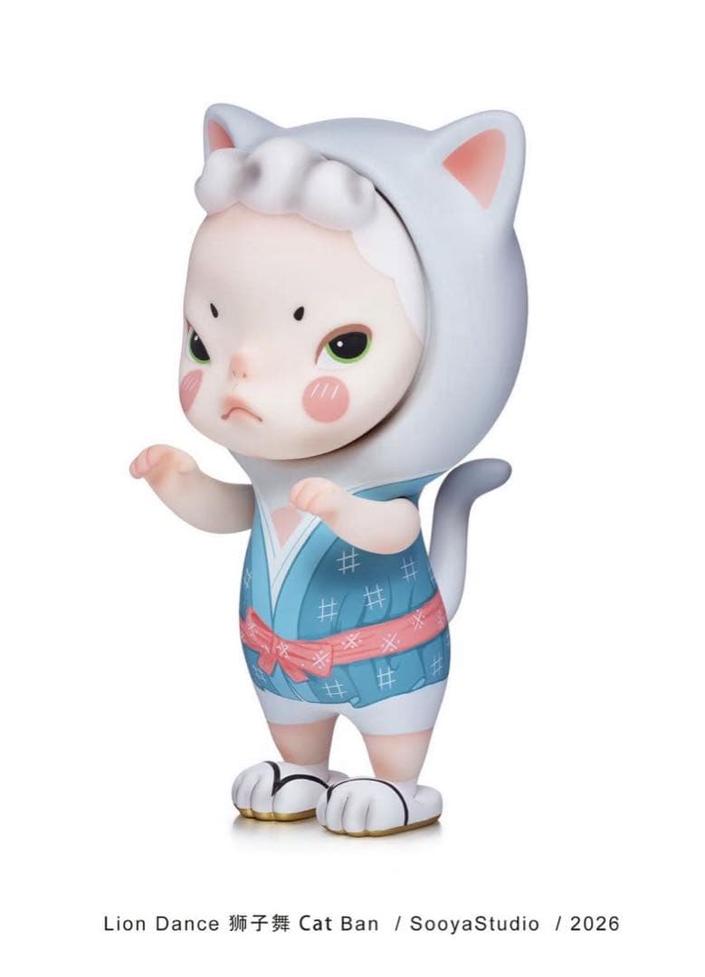 sooya.studio Lion Dance Cat Ban フィギュアセット