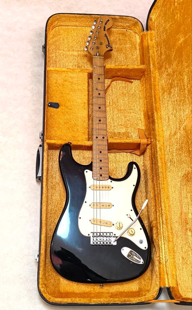 【メンテ済】FERNANDES FST-70 BK ハードケース付き ビンテージ