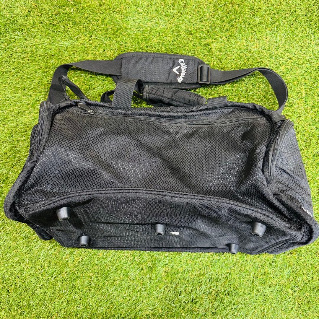 Callaway ボストンバッグ ブラック シューズシューズ収納ポケット付き