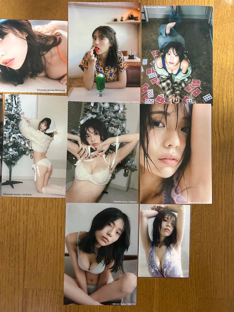 菊地姫奈さんカレンダーブックお渡し会購入特典➕オンライン購入特典生写真9枚組