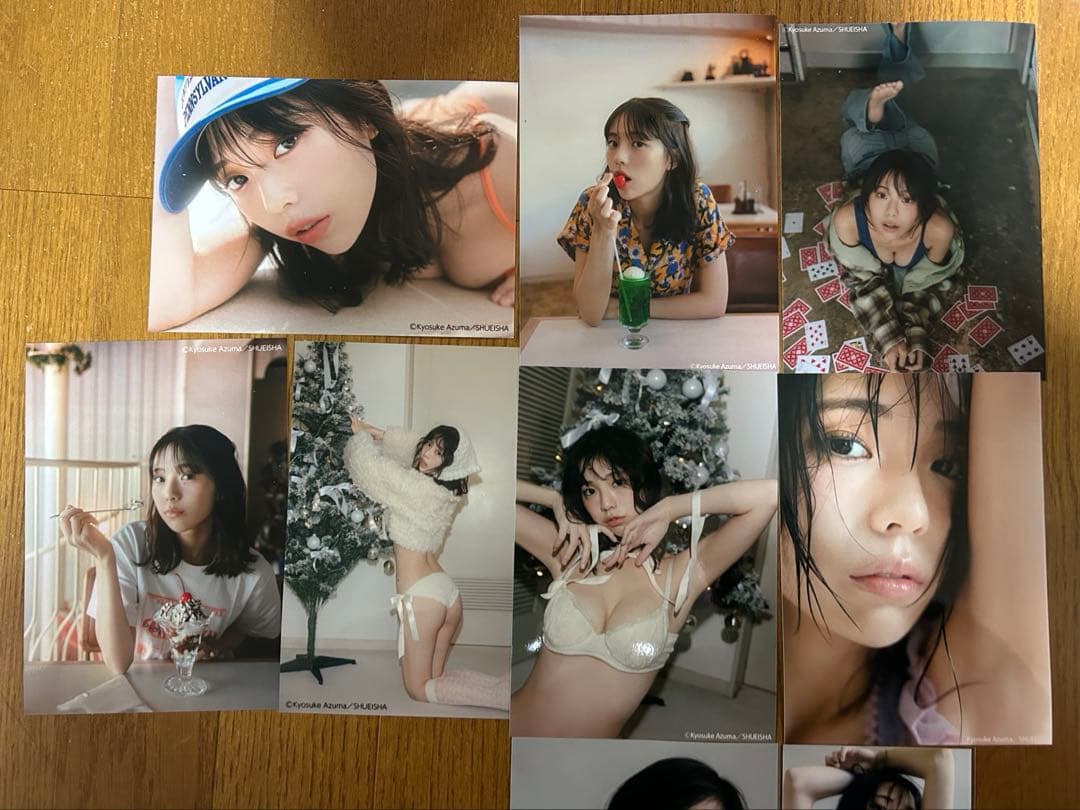 菊地姫奈さんカレンダーブックお渡し会購入特典➕オンライン購入特典生写真9枚組