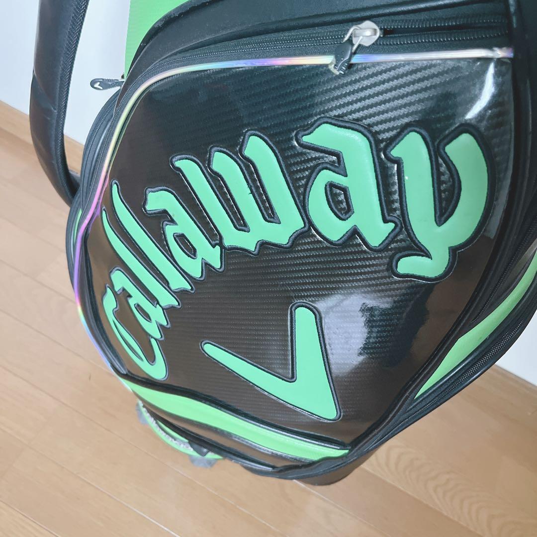 K214 まさる様Callaway キャディバッグ フード無し グリーンブラック