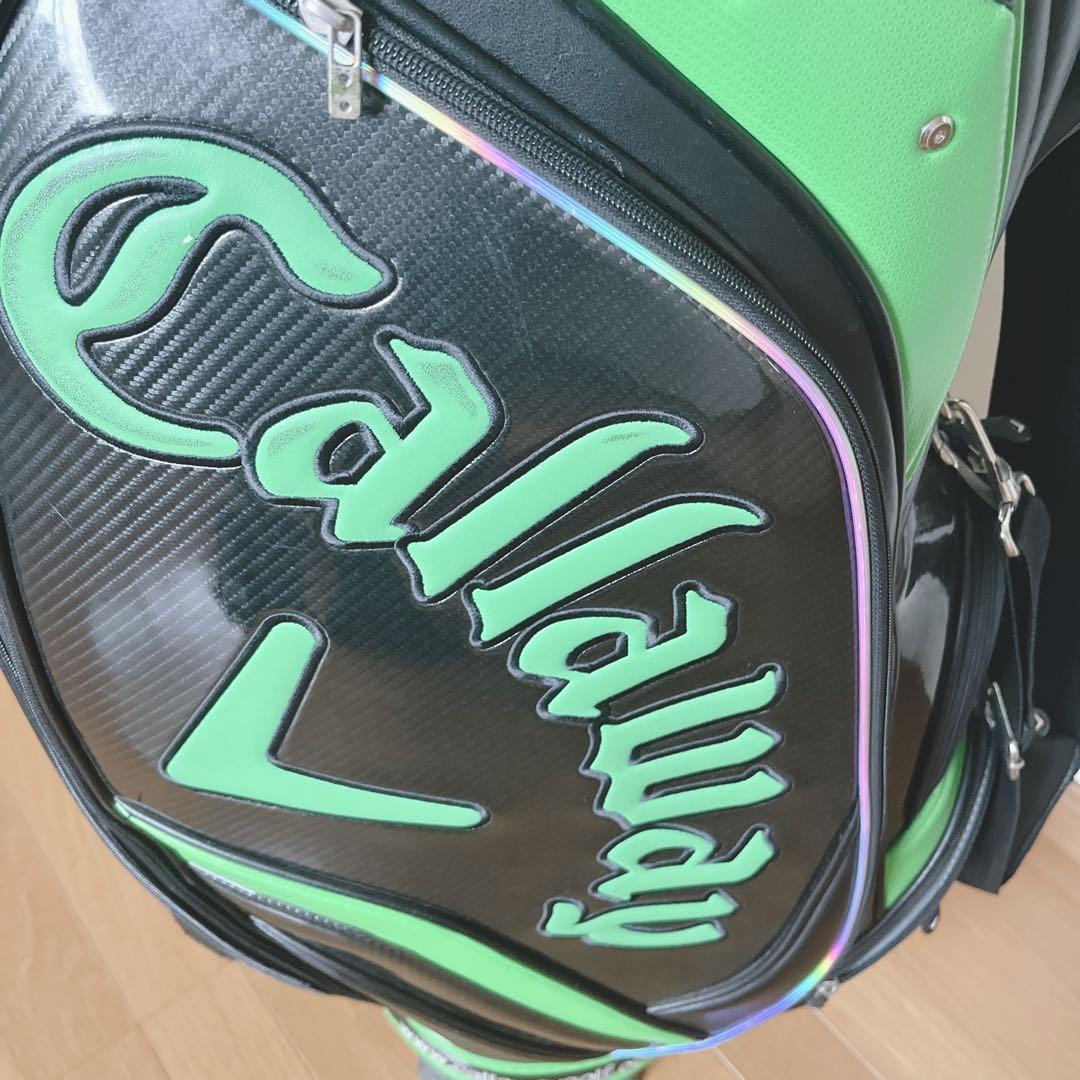 K214 まさる様Callaway キャディバッグ フード無し グリーンブラック