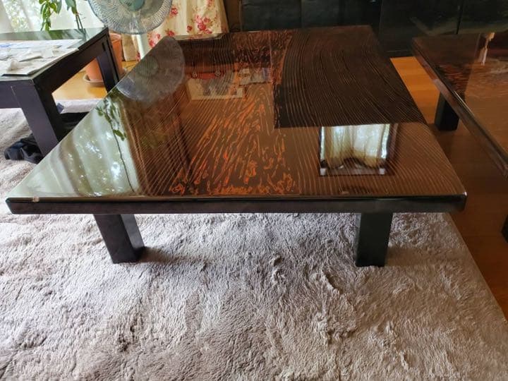 高級座卓 漆器 ちゃぶ台 ダイニングテーブル 漆 テーブル