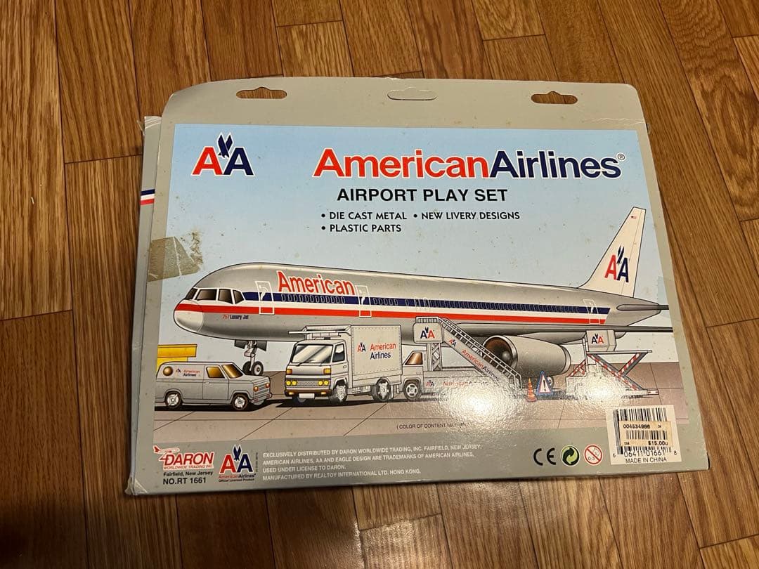 アメリカン航空　エアフォースワン　プレイセット　ミニカー　アメリカ玩具　雑貨