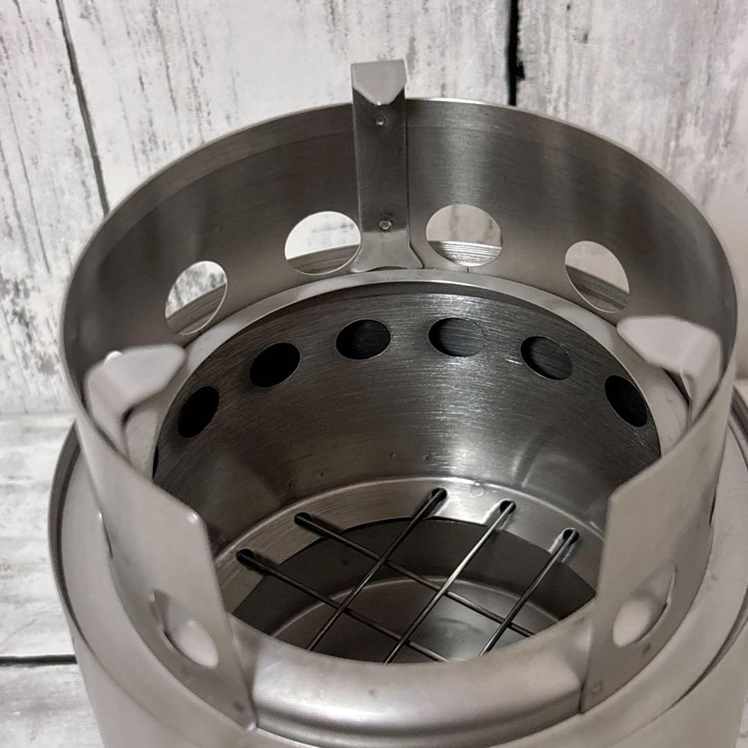 美品 solo stove 焚き火台 ソロストーブ ライト ステンレス製 袋付き
