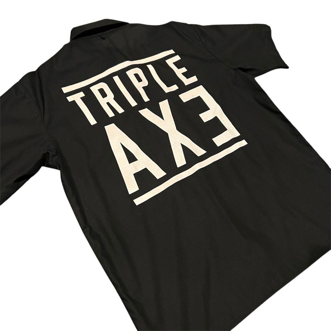 【希少美品】TRIPLE AXE オープンカラーシャツ XLトリプルアックス