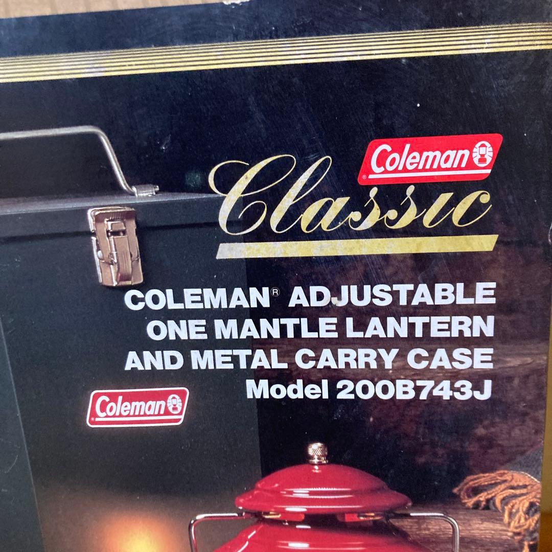 Coleman Model 200A レッドランタン 収納ボックス付き