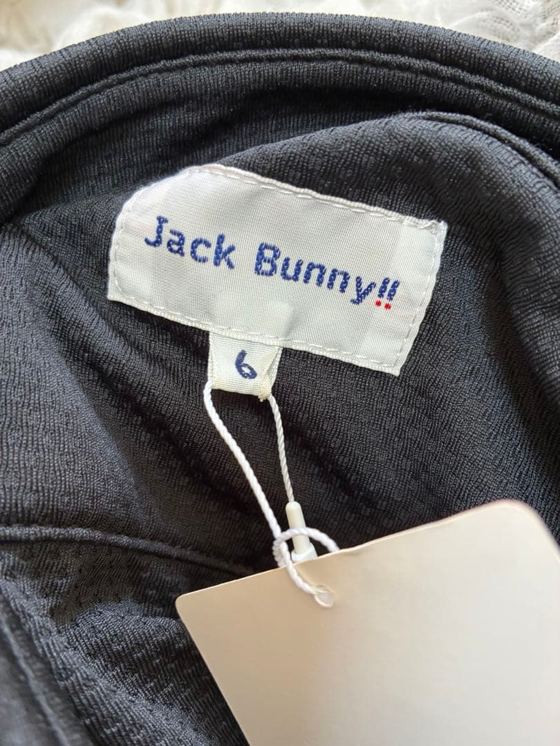 Jack Bunny 黒 長袖ポロシャツ サイズ6