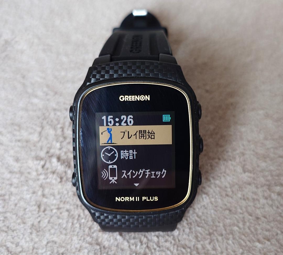 GREENON ゴルフウォッチ NORM Ⅱ PLUS ノルム２プラス 美品