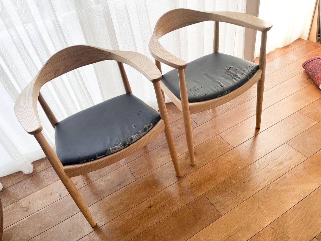 ザ・チェアー the Chair リプロダクト品 ウェグナー　2脚　引き取り限定